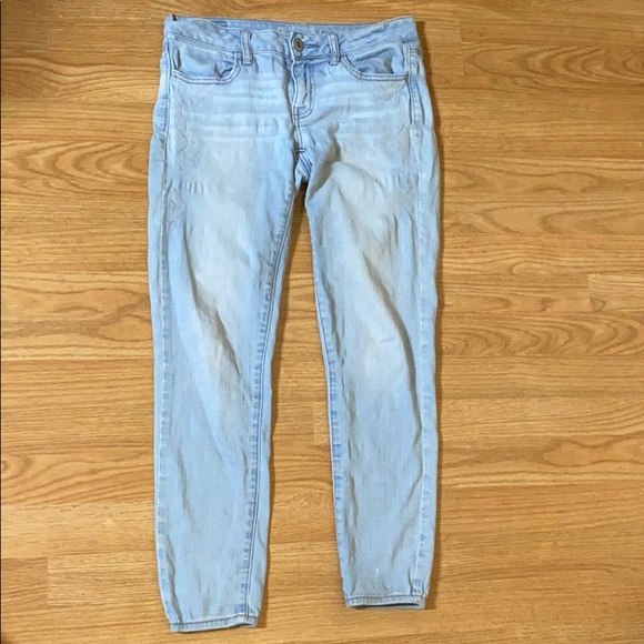 American Eagle Light wash Jeggings - Picture 1 of 5